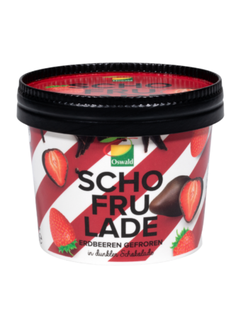 SCHOFRULADE Erdbeere zartbitter